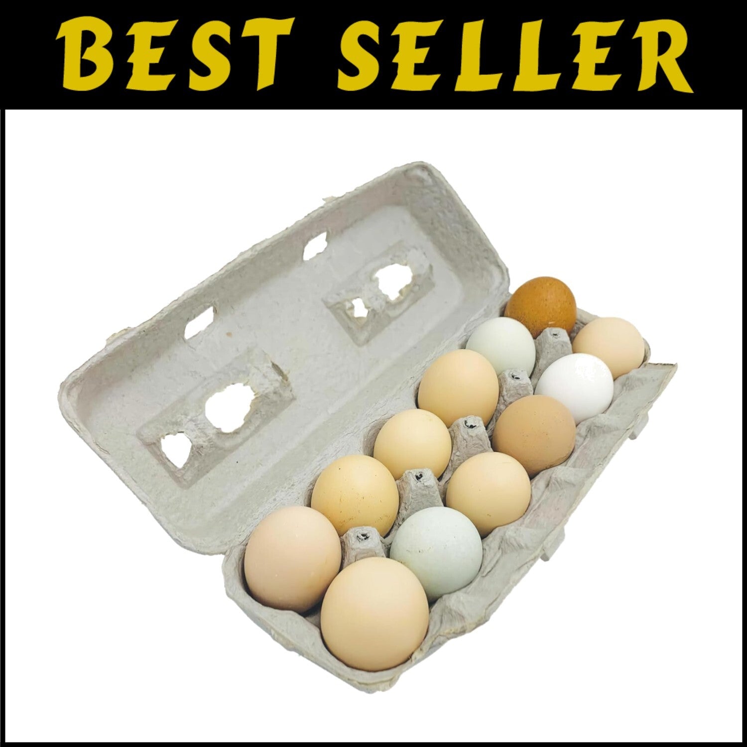 Large Capacity Egg Cartons - 250 Pack with Flip Top Closure, Ideal for Branding