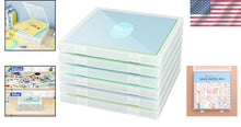 Load image into Gallery viewer, Compact 6 Pack Scrapbook Organizers with Frosted Cover Design - 12 x 12