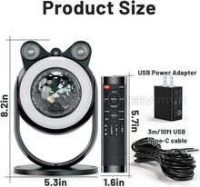 Load image into Gallery viewer, Dynamic Sound Activated Party Lights with Strobe and Star Projector Features