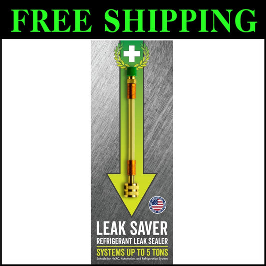 Direct Inject AC Leak Sealer for Up to 5 Tons - Works with All Refrigerants