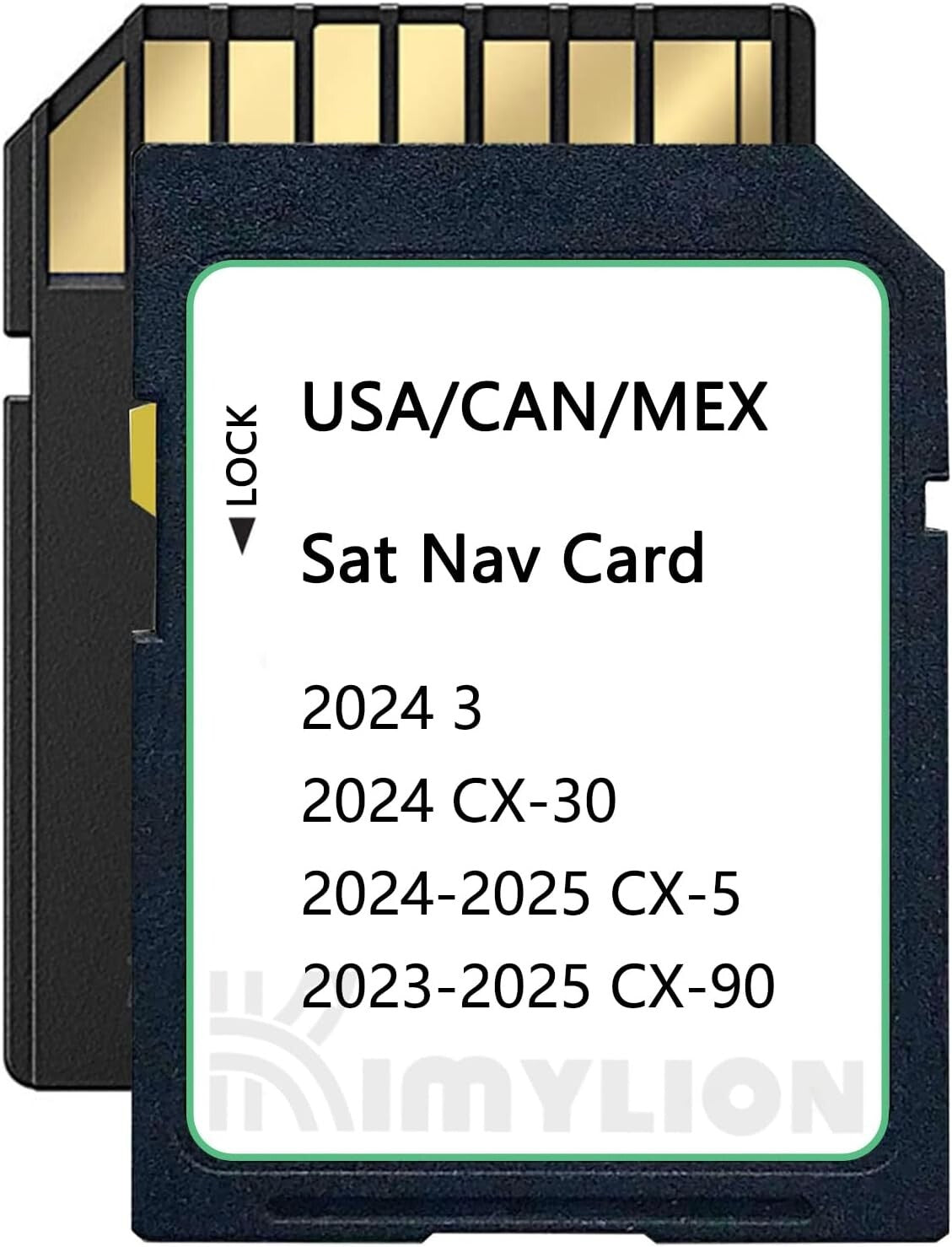 2024 GPS Navigation SD Card for CX-30, CX-5, CX-90 - Waterproof & Reliable
