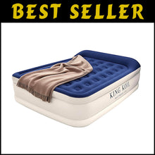 Load image into Gallery viewer, Fast-Inflate Full Size Air Mattress with Built-in Pump - Waterproof &amp; Portable