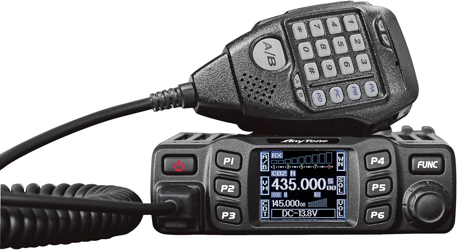 VHF/UHF Dual Band Mobile Transceiver Radio for Reliable Vehicle Communication