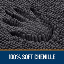 Load image into Gallery viewer, Plush Chenille Bath Mat 59x20 - Non-Slip &amp; Water Resistant for Modern Homes