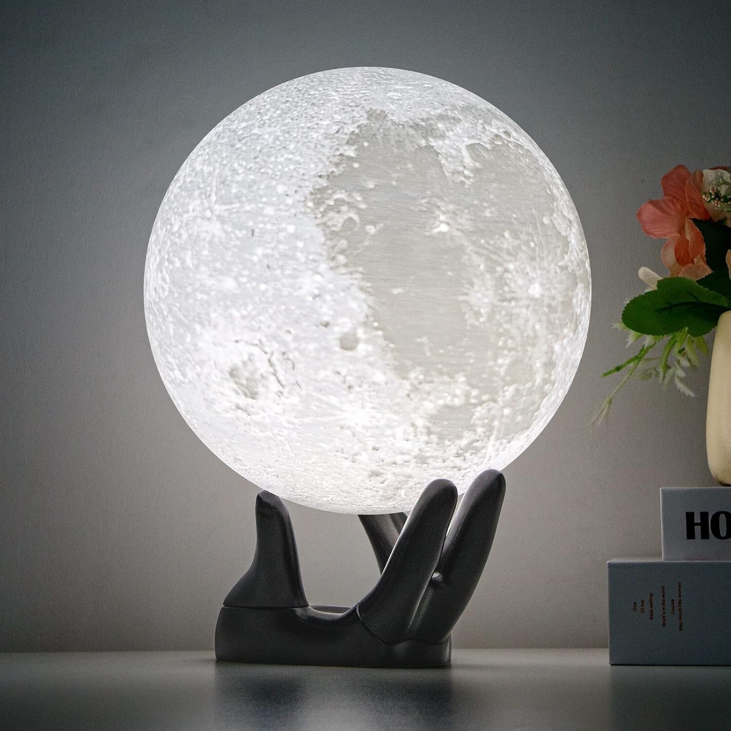 Whimsical 3D Moon Lamp with Remote Control - Ideal Gift for Teen Girls & Boys