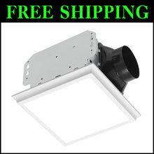 Load image into Gallery viewer, Homewerks 80 CFM Bathroom Fan with LED Light - Stylish &amp; Quiet Airflow Solution