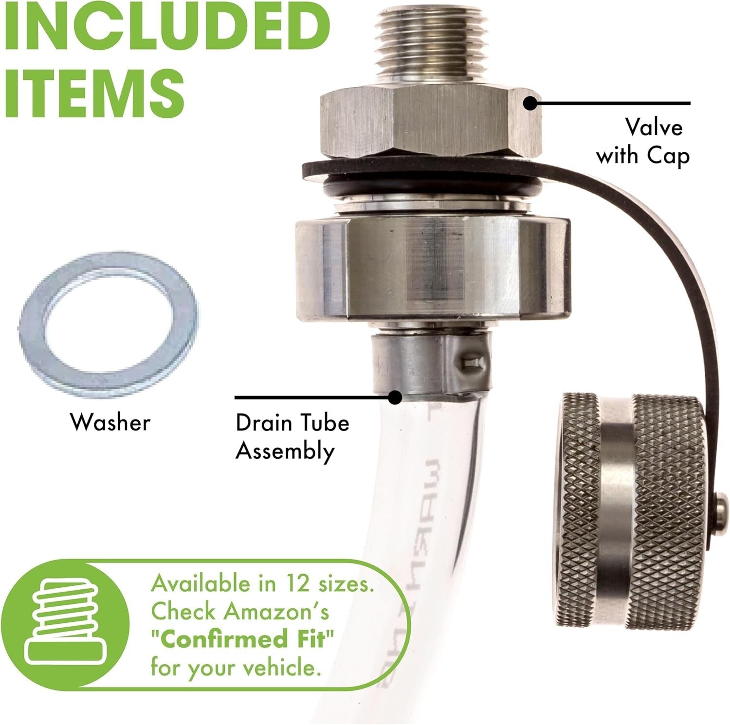 Mess-Free Oil Drain Valve with Viton O-Rings - Quick Twist for Easy Maintenance