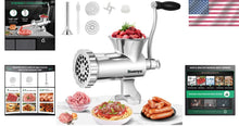 Load image into Gallery viewer, Heavy-Duty Manual Meat Grinder with Dual Sieve Plates - Versatile Kitchen Tool