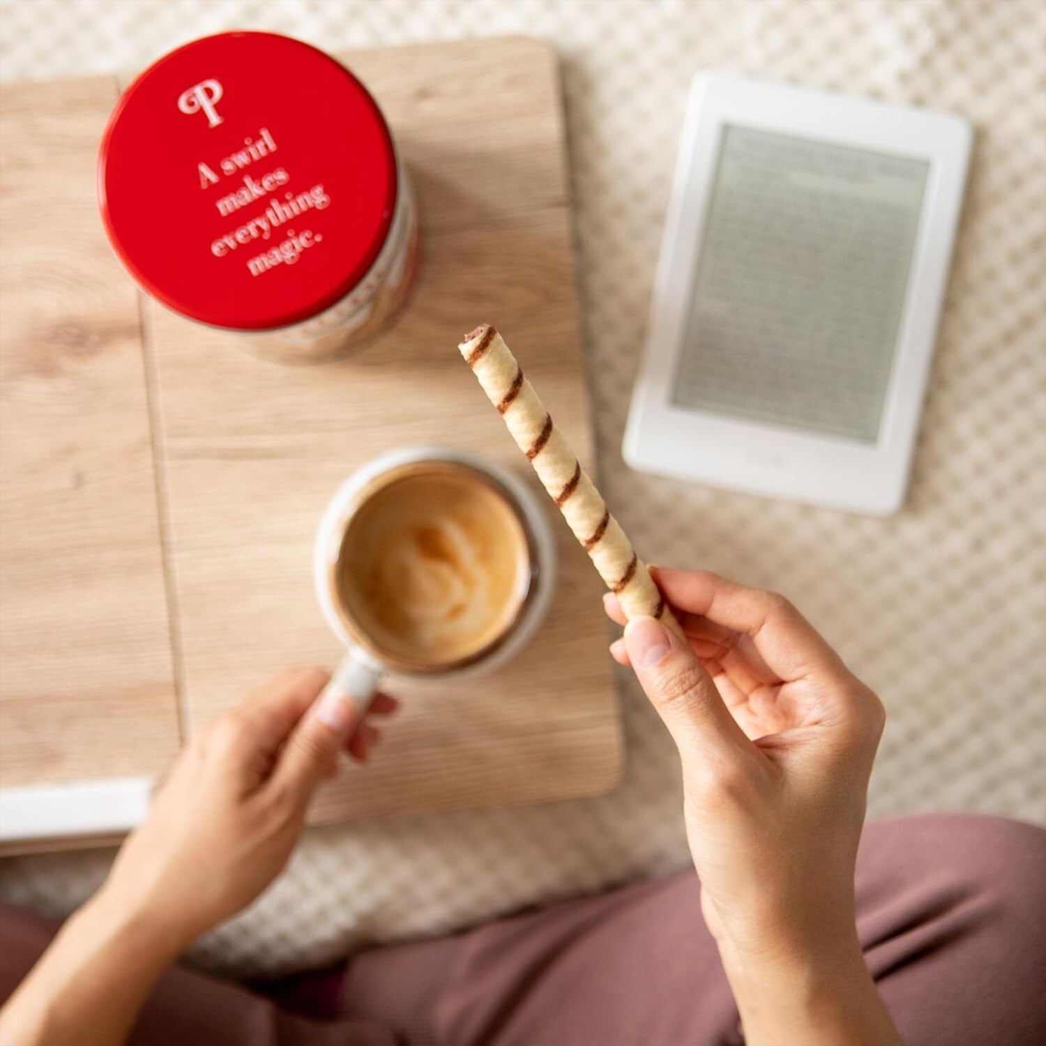 Delicious Dark Chocolate Rolled Wafers – Ideal for Dipping and Gifting – 6-pack