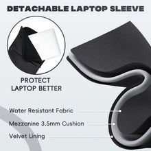 Load image into Gallery viewer, Heavy Duty Clear Backpack with Detachable Laptop Sleeve – Stadium Approved Style