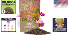 Load image into Gallery viewer, Guaranteed Growth Cosmos Seeds - 1 lb Wildflower Mixture in Premium Packaging