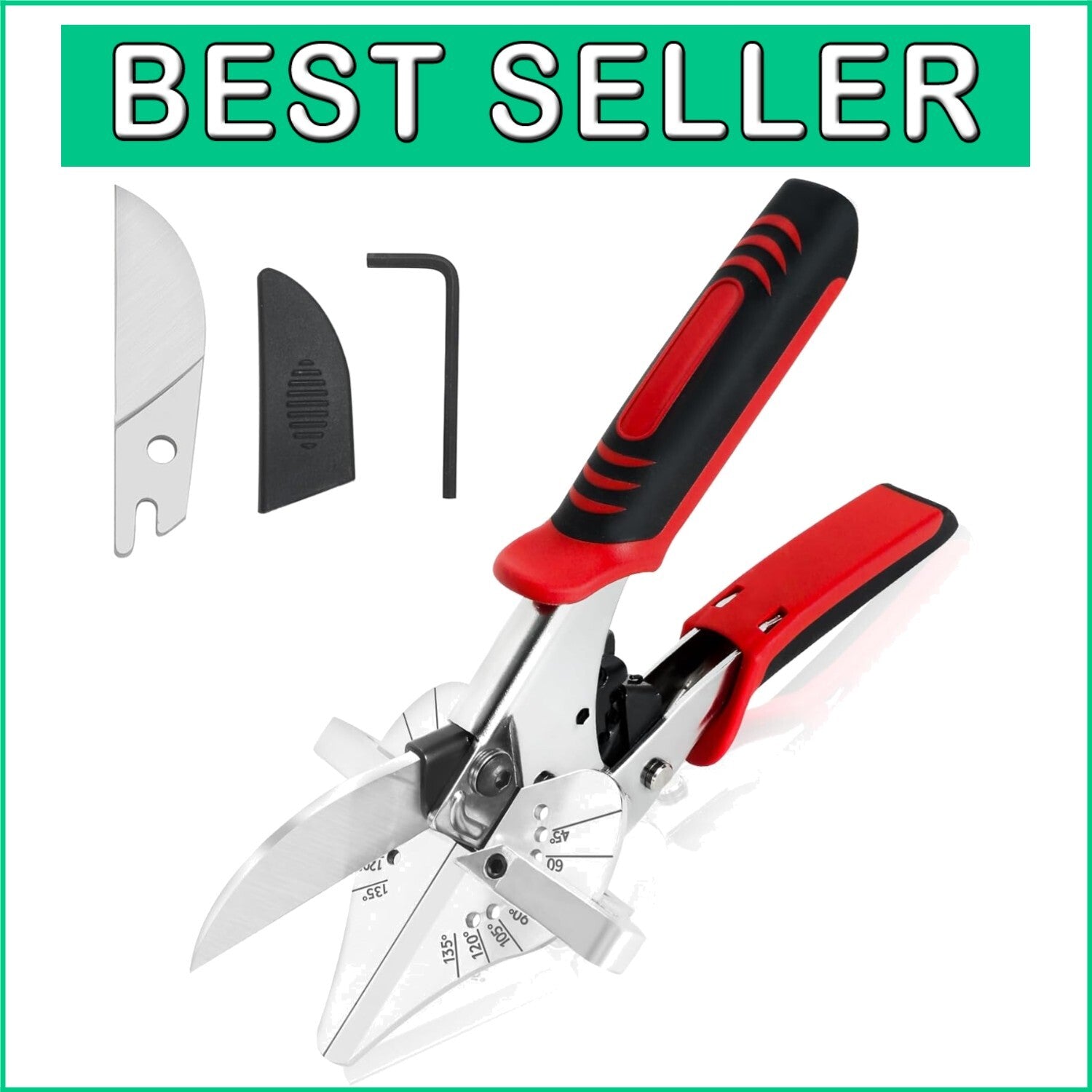 Durable Angular Cutting Tool for Soft Wood and PVC - Adjustable 45-135 Degrees