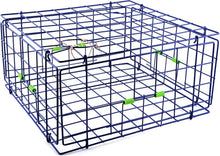Load image into Gallery viewer, Blue 24-Inch Foldable Crab Trap with Marine-Grade Wire for Fishing Enthusiasts
