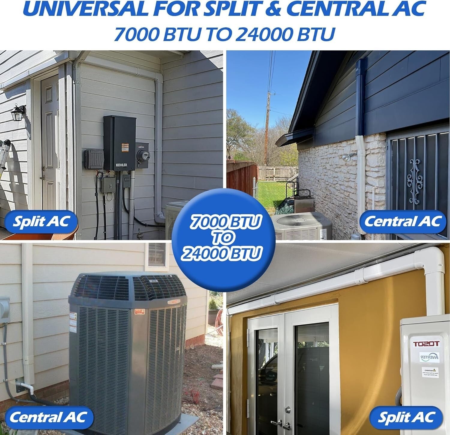 Waterproof Mini-Split Line Set Cover 3-Inch x 17 Feet - Durable PVC Solution