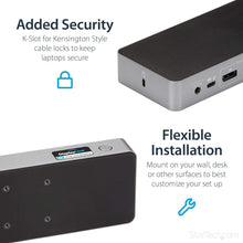 Load image into Gallery viewer, Universal Hybrid Laptop Docking Station - Dual 4K HDMI &amp; DisplayPort Support