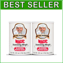 Load image into Gallery viewer, Prudhomme's Cajun Magic Blackened Redfish Seasoning – 24 oz Canister (Pack of 2)