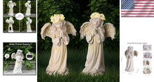 Load image into Gallery viewer, Elegant Solar-Powered Angel Statues - Perfect Sympathy Gift for Gardens