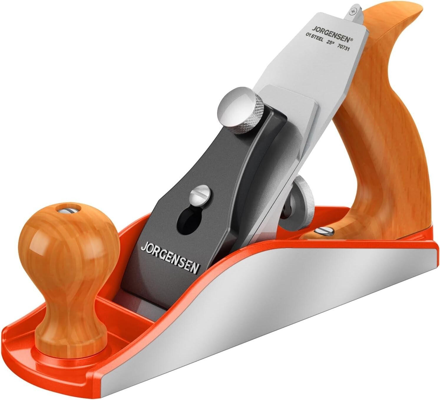Durable 10-Inch Wood Planer with Adjustable Cutting Depth & Beechwood Handle