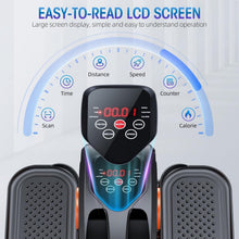 Load image into Gallery viewer, Portable Under Desk Elliptical Machine for Seniors - Quiet &amp; Fully Assembled