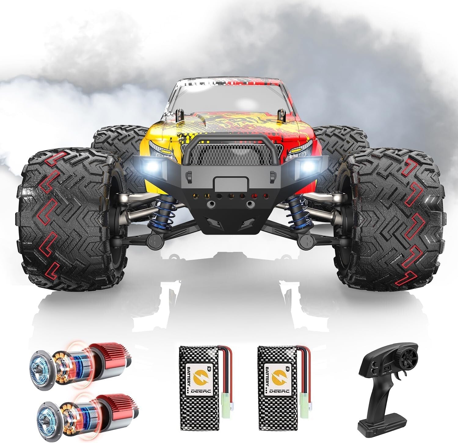 1:16 Scale High-Speed Remote-Controlled Truck - Ideal for Beginners and Kids
