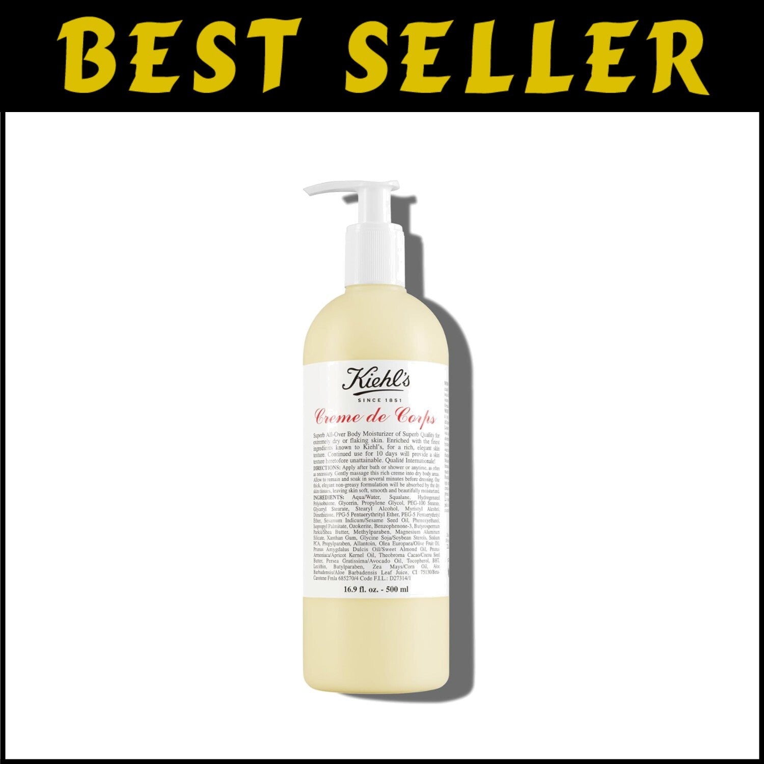 Fast-Absorbing Skin Lotion: Cocoa & Shea Butter for Soft, Smooth Skin - 500ml