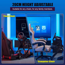 Load image into Gallery viewer, Universal Gaming Wheel Stand with Adjustable Height &amp; Stability Features