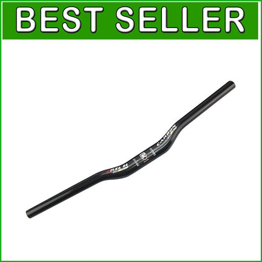 Durable & Lightweight Carbon Fiber MTB Handlebar 680-760mm Riser/Flat Options