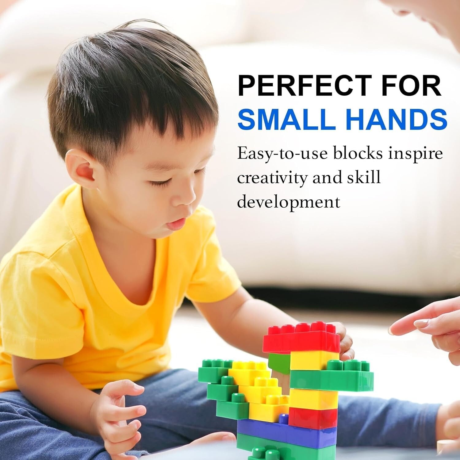 Waterproof Kids Building Blocks Set - 600 Interlocking Toys for Imaginative Play