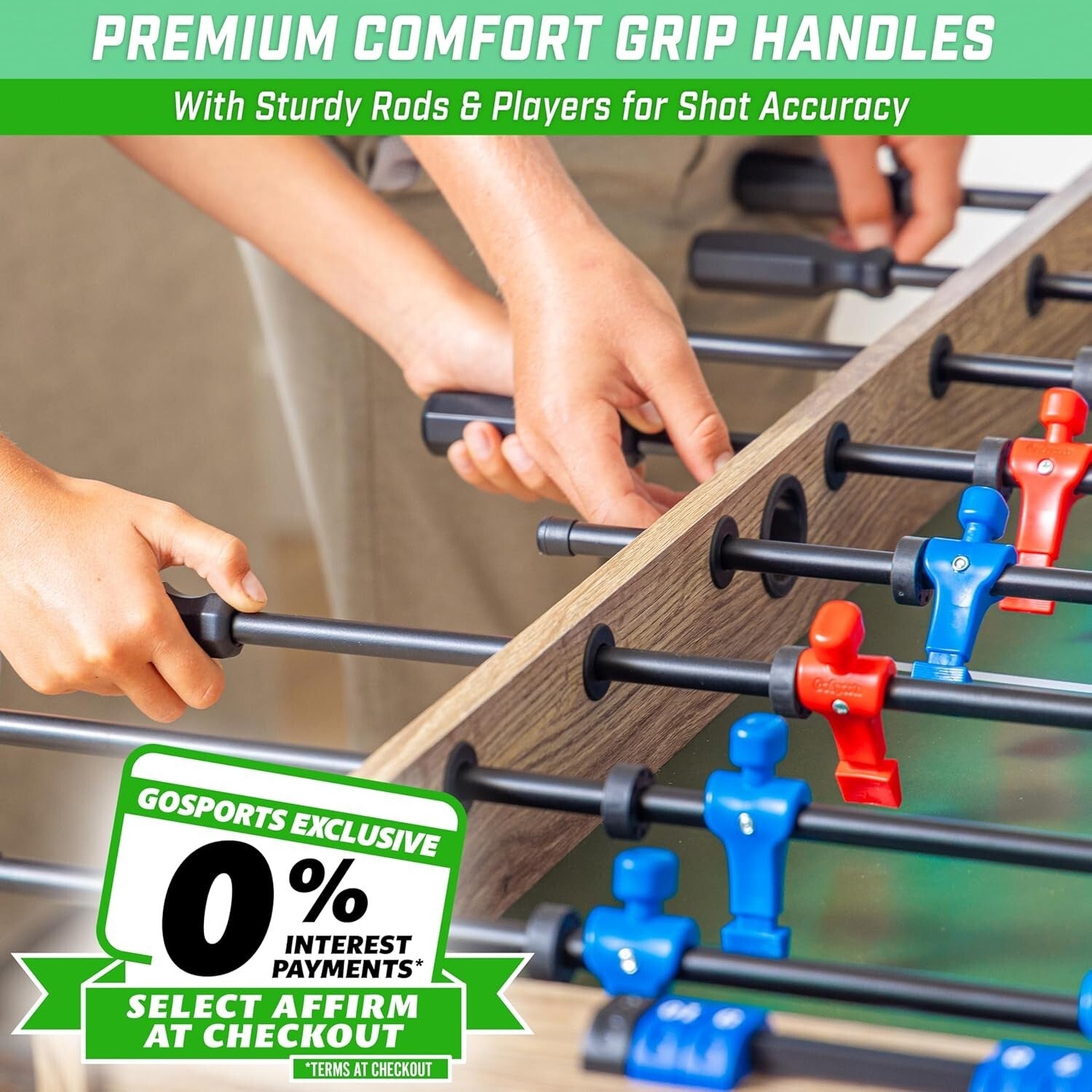 Game Room Essential: 48-Inch Foosball Table in Modern Oak Finish with Cups