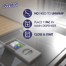 Load image into Gallery viewer, Dishwasher Pacs with Fresh Scent, Triple Action Cleaning - 90 Count, Pack of 2