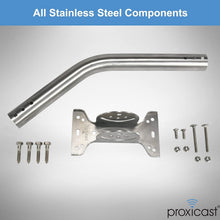 Load image into Gallery viewer, Universal Adjustable Antenna Mount with Rust-Free 304 Stainless Steel Finish
