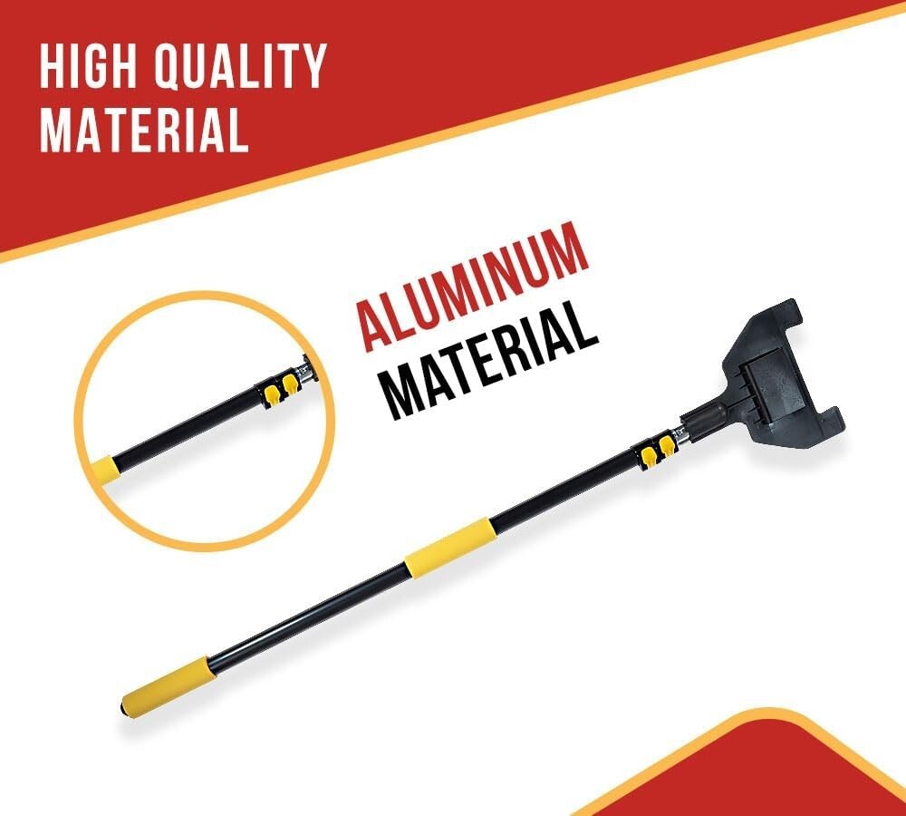 Enhanced Safety 8ft Placement Tool for Corner Protectors - Telescopic Design