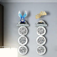 Load image into Gallery viewer, Crystal Crush Diamond Wall Sconces - Elegant Candle Holders for Living Rooms