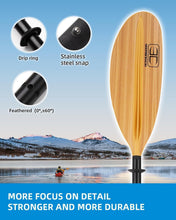 Load image into Gallery viewer, Premium 90.5in Aluminum Alloy Kayak Paddle with Leash &amp; Drip Rings