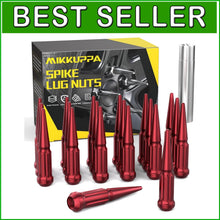 Load image into Gallery viewer, High-Strength Spike Lug Nuts Set, 20pcs 1/2-20 Red for Jeep Liberty &amp; Dodge
