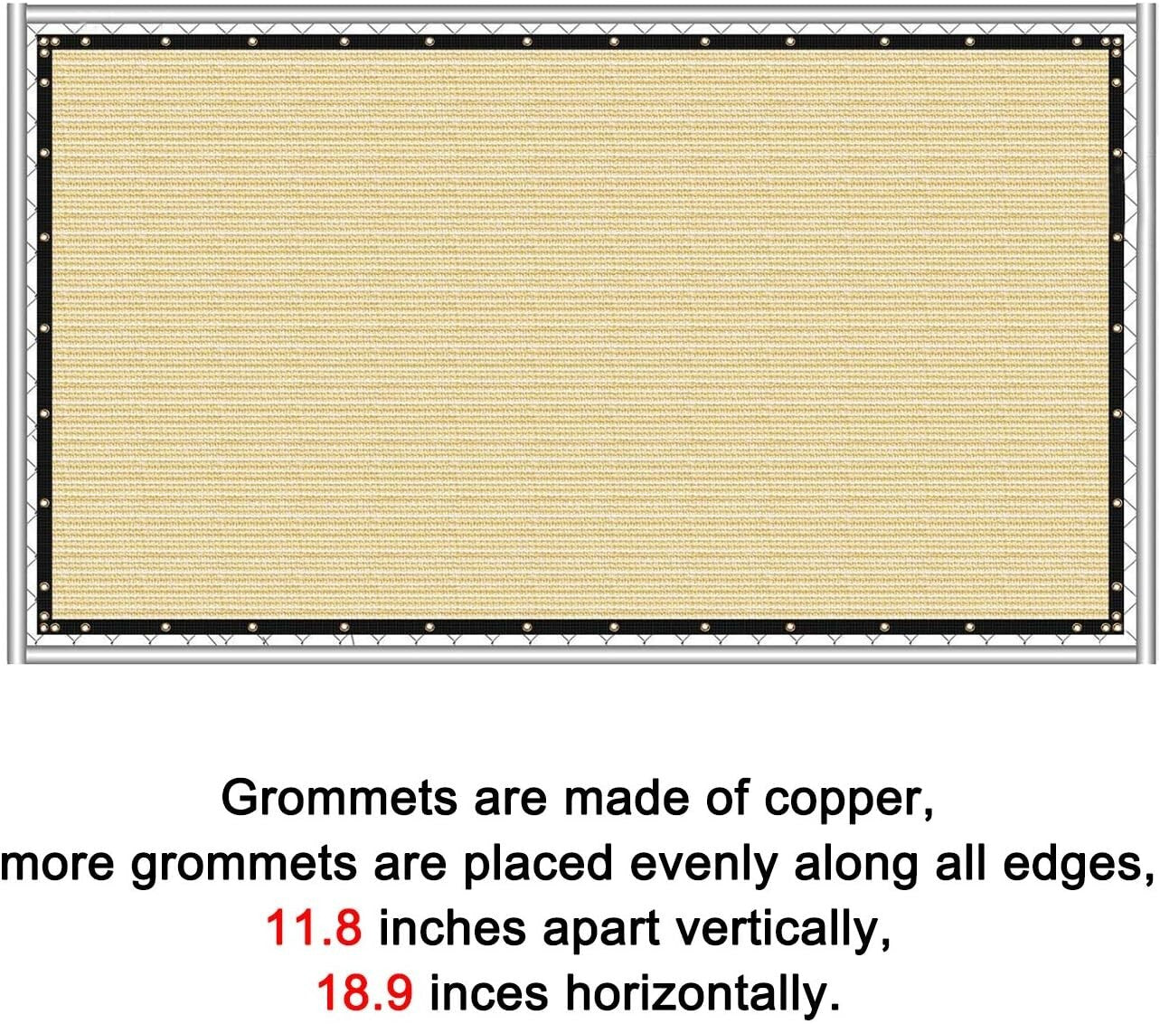 Economical Heavy-Duty Privacy Net Cover 6ft x 50ft - Enhance Your Outdoor Space