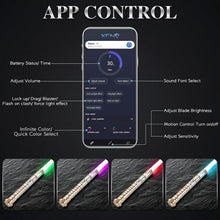 Load image into Gallery viewer, Realistic Metal Hilt RGB Lightsaber - Smooth Swing &amp; Heavy Duty Design
