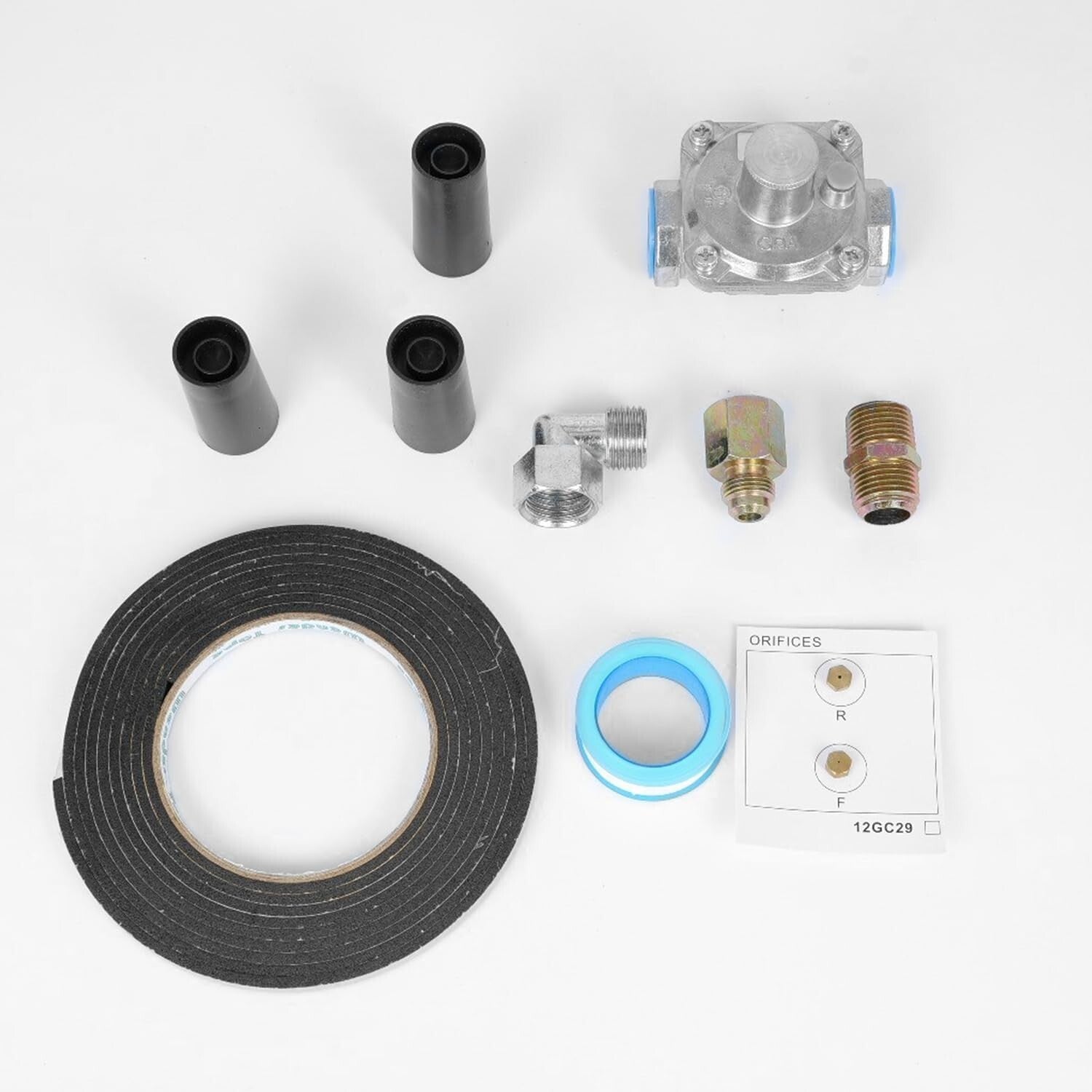 2 Burner Gas Stove - Italy Sabaf Stainless Steel Cooktop for Outdoor & RV