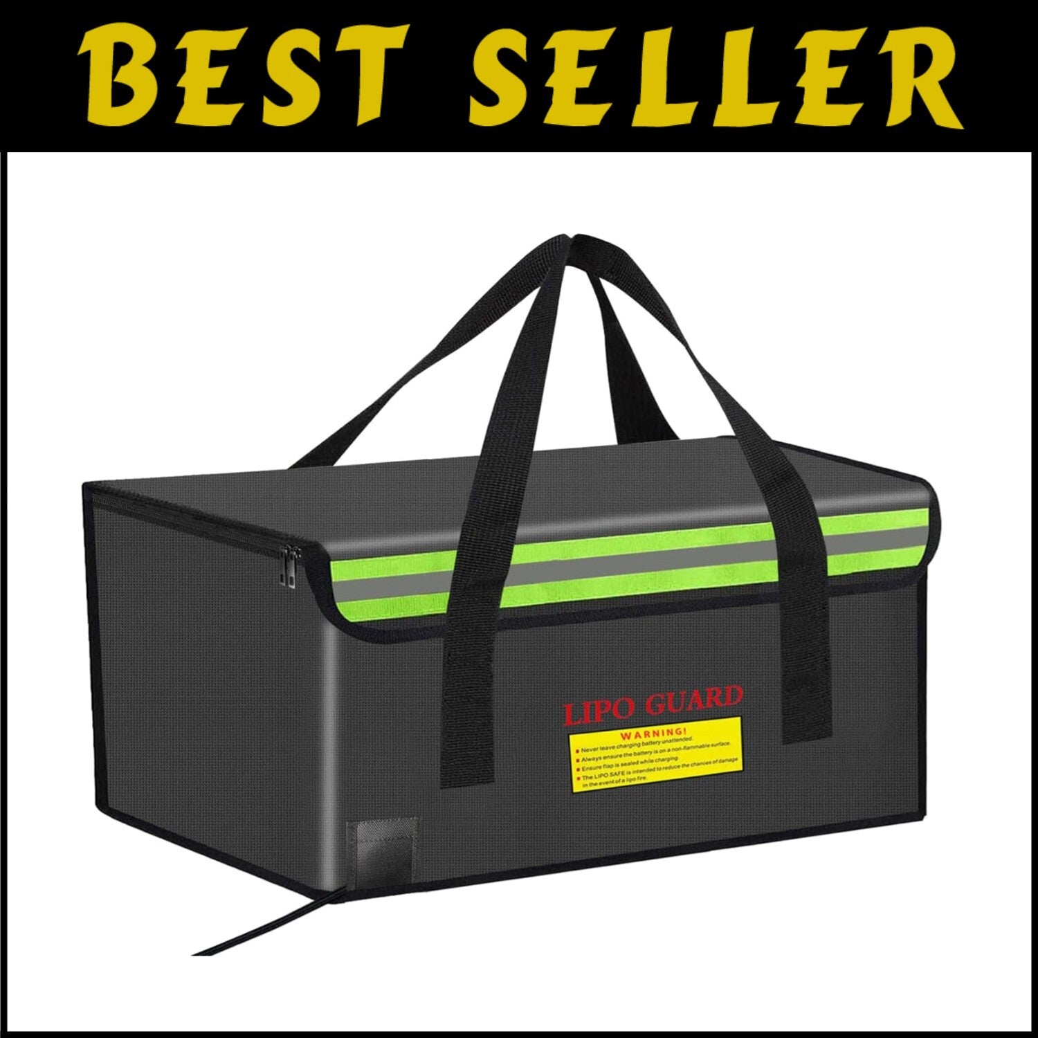 Fireproof Lipo Battery Storage Bag - Large Capacity 500*350*300mm Safe Pouch