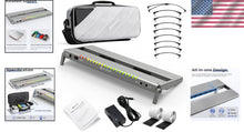 Load image into Gallery viewer, Compact Aluminum Guitar Pedal Board with Built-in Power Supply and Carry Bag