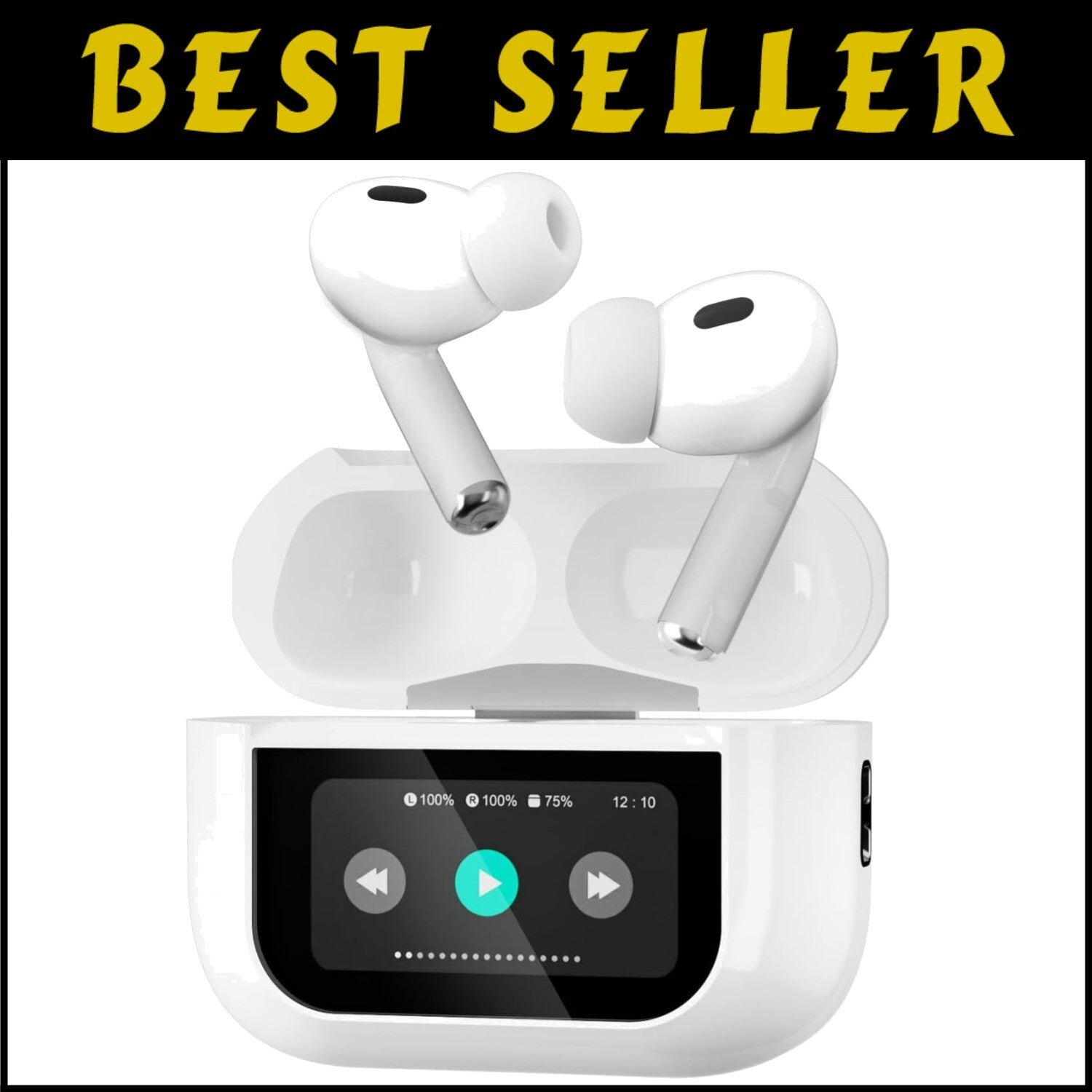 AI-Powered Language Translator Earbuds with Offline Support - 24-Hour Battery