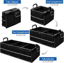 Load image into Gallery viewer, Waterproof Trunk Organizer with Reflective Stripe - 3 Compartments, Heavy Duty