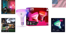 Load image into Gallery viewer, Weatherproof Smart BR30 LED Light Bulbs, 1100 Lumens, Dimmable, Indoor/Outdoor