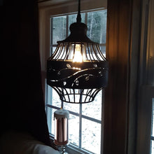 Load image into Gallery viewer, Mid Century Plug-In Pendant Light with 16ft Cord - Adjustable Warm Lighting