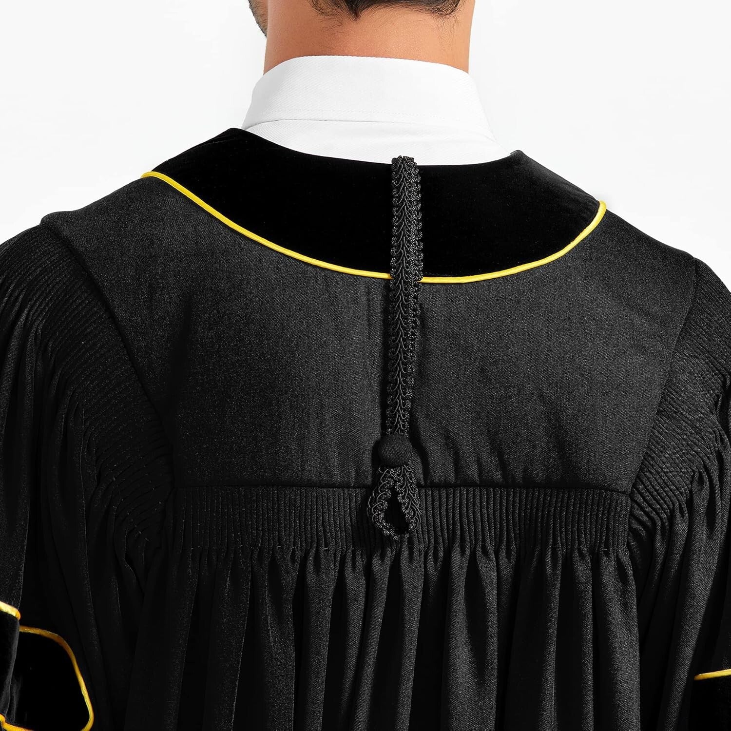 Durable Premium Doctorate Graduation Gown & Tam - Perfect for Faculty Ceremonies