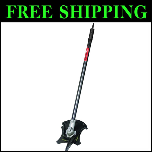 4-Tip Steel Blade Brush Cutter Attachment for Heavy-Duty Gas Powered Trimmers