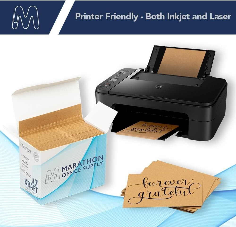 Heavy Duty Self-Seal A4 Kraft Envelopes - Ideal for All Greeting Cards 500 Pack