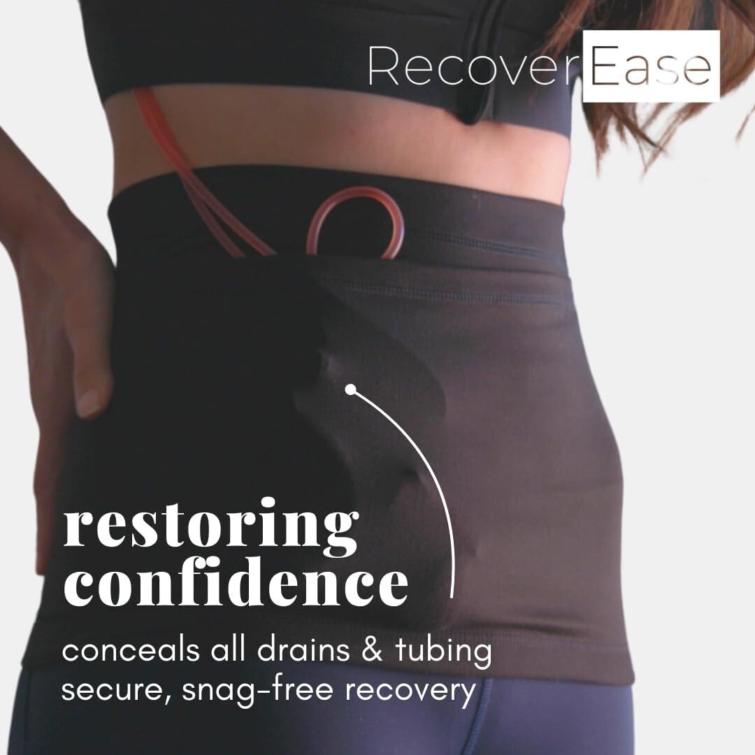 Day & Night Mastectomy Drain Holder for Enhanced Comfort - Adjustable Sizes