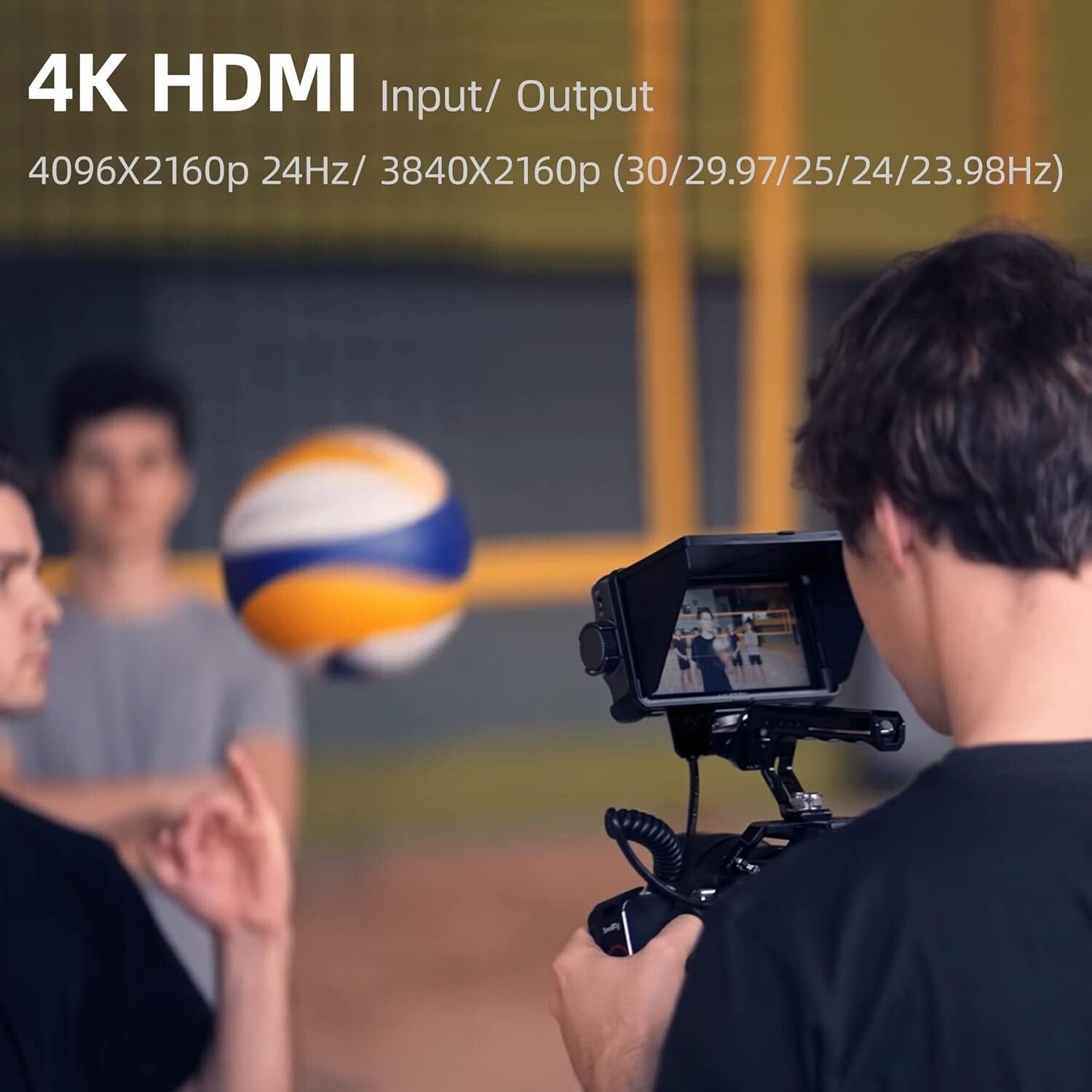 Compact 5.5-Inch 4K Monitor with 1200 Nits & Custom LUT Loading for Video Shoots