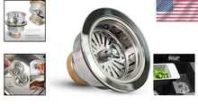 Load image into Gallery viewer, Durable Stainless Steel Sink Drain Assembly - Easy to Install &amp; Clean, 1.79 Size